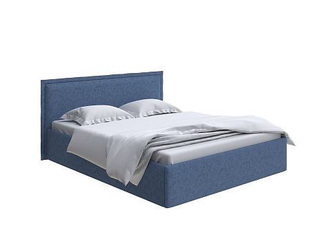 Кровать из экокожи Aura Next - Кровать в лаконичном дизайне в обивке из мебельной ткани