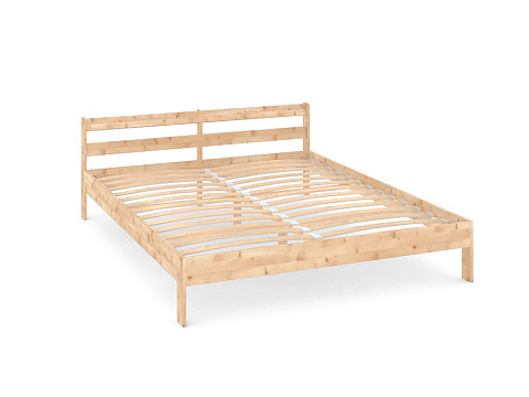 Большая кровать Оттава - Универсальная кровать из массива сосны.