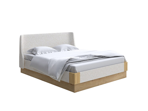 Мягкая кровать Lagom Side Soft с подъемным механизмом - Кровать со встроенным ПМ механизмом. 