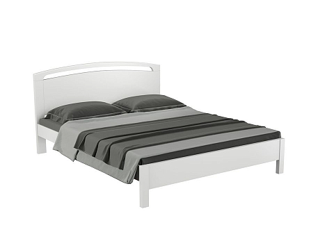 Односпальная кровать Веста 1-тахта-R - Кровать из массива с одинарной резкой в изголовье.