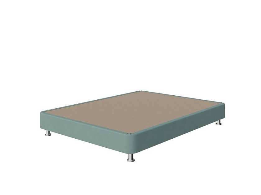 Кровать BoxSpring Home 80x200 Ткань: Микрофибра Diva Мята - Кровать с простой усиленной конструкцией