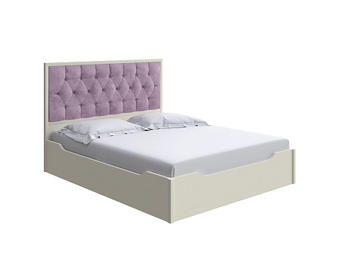 Фиолетовая кровать Vester с подъемным механизмом - Современная кровать с подъемным механизмом
