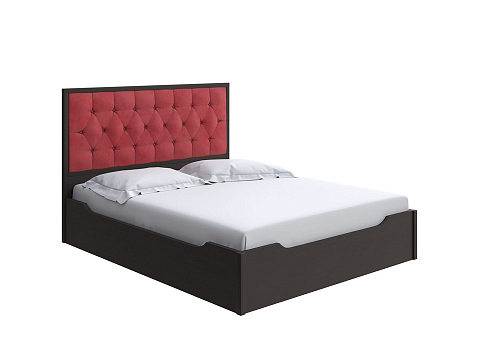 Красная кровать Vester с подъемным механизмом - Современная кровать с подъемным механизмом