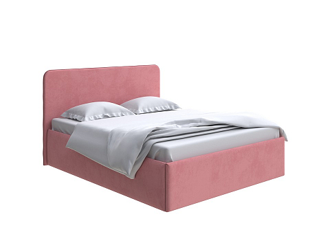 Розовая кровать Mia с подъемным механизмом - Стильная кровать с подъемным механизмом