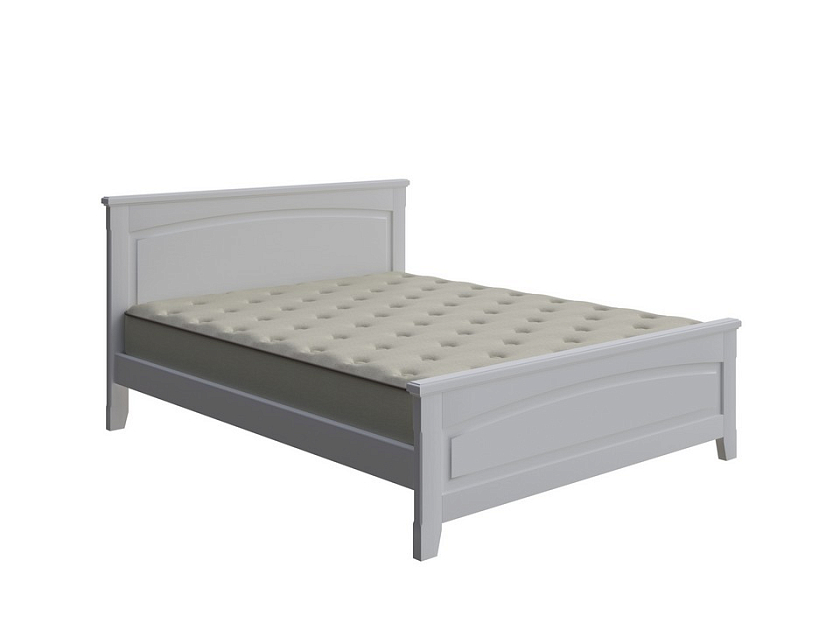 Кровать Marselle 160x190 Массив (сосна) Белая эмаль - Классическая кровать из массива