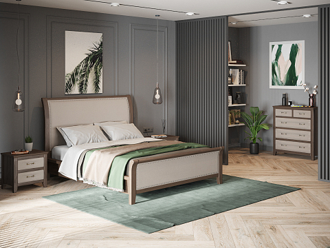 Двуспальная кровать Dublin с подъемным механизмом - Уютная кровать со встроенным основанием и подъемным механизмом с мягкими элементами.