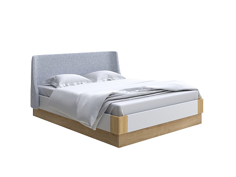 Мягкая кровать Lagom Side Chips с подъемным механизмом - Кровать со встроенным ПМ механизмом. 