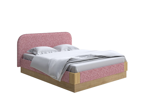 Розовая кровать Lagom Plane Soft с подъемным механизмом - Кровать с ПМ. 