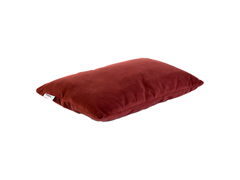 Подушка декоративная прямоугольная из ткани 30x50 Ткань: Велюр Forest 13 Красный