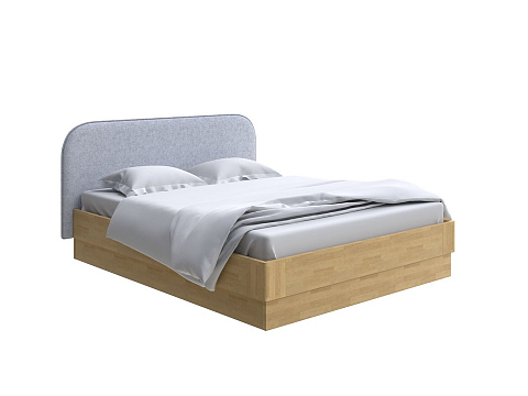 Серая кровать Lagom Plane Wood с подъемным механизмом - Кровать с ПМ. 