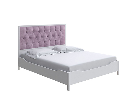 Фиолетовая кровать Vester - Современная кровать со встроенным основанием