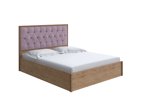 Фиолетовая кровать Vester Lite с подъемным механизмом - Современная кровать с подъемным механизмом
