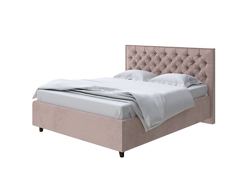 Кровать Teona Grand - Кровать с увеличенным изголовьем, украшенным благородной каретной пиковкой.