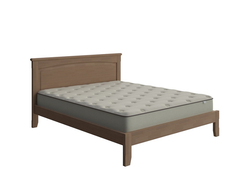 Кровать Marselle-тахта 200x190 Массив (сосна) Антик - Деревянная кровать со встроенным основанием